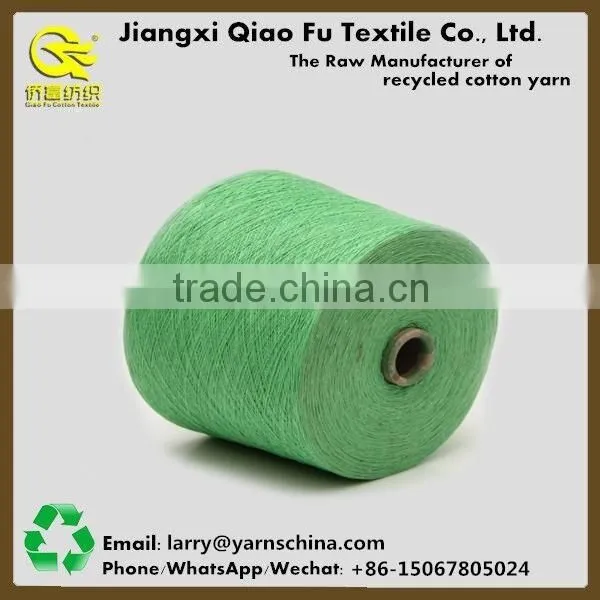 2016 60/40 Dyed Polyester Recycled Cotton Open End Yarn for Knitting and Weaving Yarn