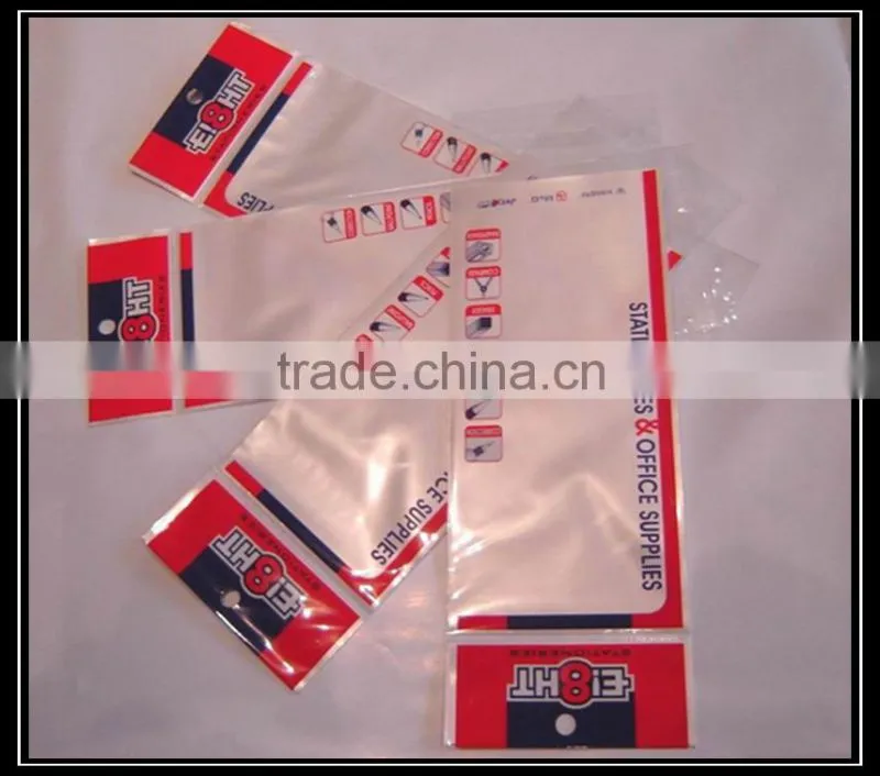 Custom Printed Self Adhesive Heat Seal Opp Plastic Bag in China