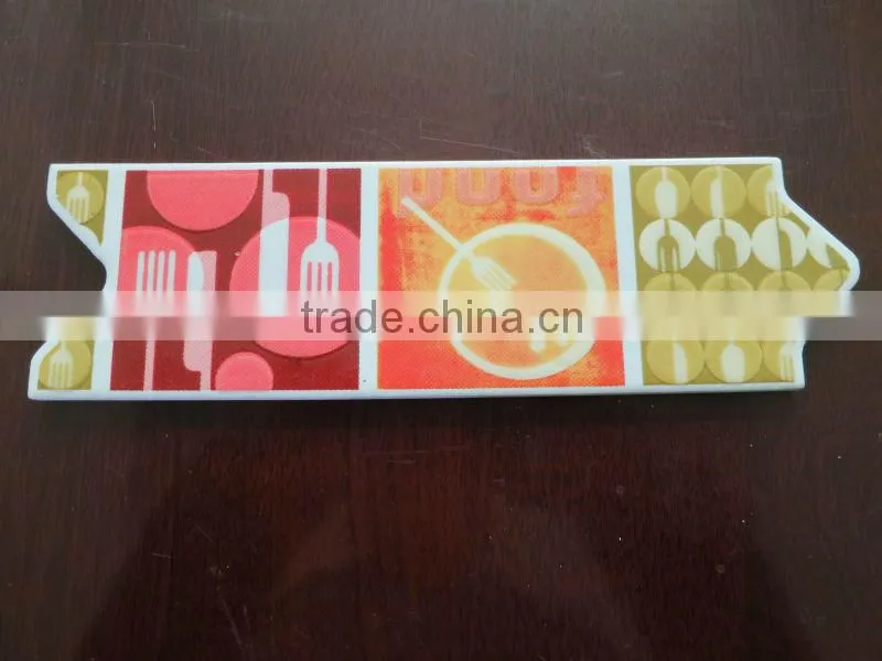 3D Digital inkjet arrow sharped Interlock Border tile