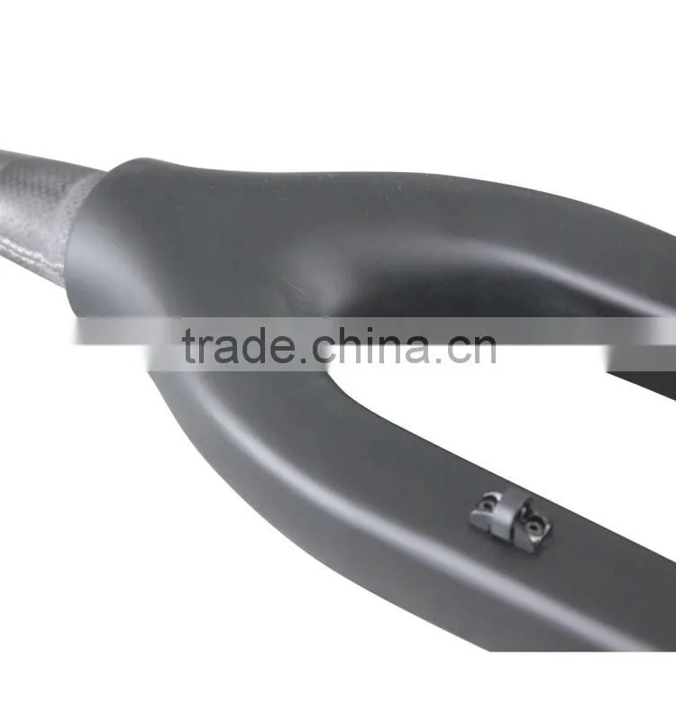 2016 mountain bike 29er rigid fork UD matte standard axle 100*9 disc brake MTB fork