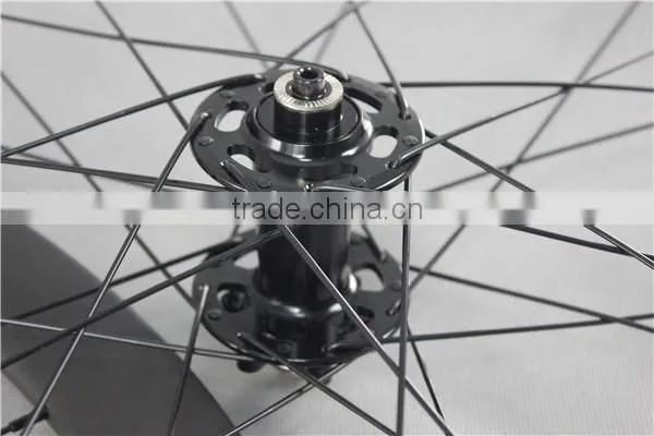 Disc brake road bike wheelset clincher side carbon fiber wheelset W40T