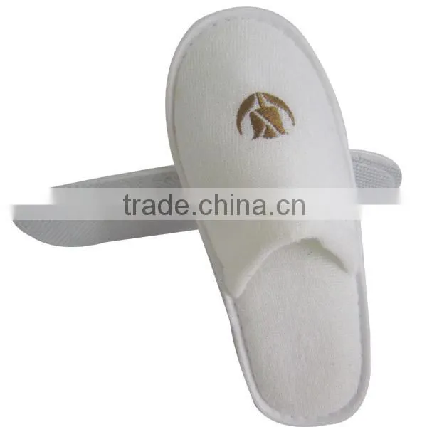 N93 2015 Soft feeling wholesale cotton velvet hotel slippers manufacturer