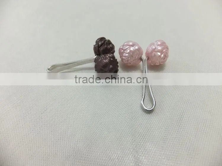 Cheap Price Popular Round Muslim Scarf Clips and Brooches Dubai Hijab Clips PDJ0126