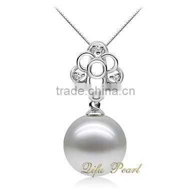 China knot 925 sterling silver pearl pendant findings