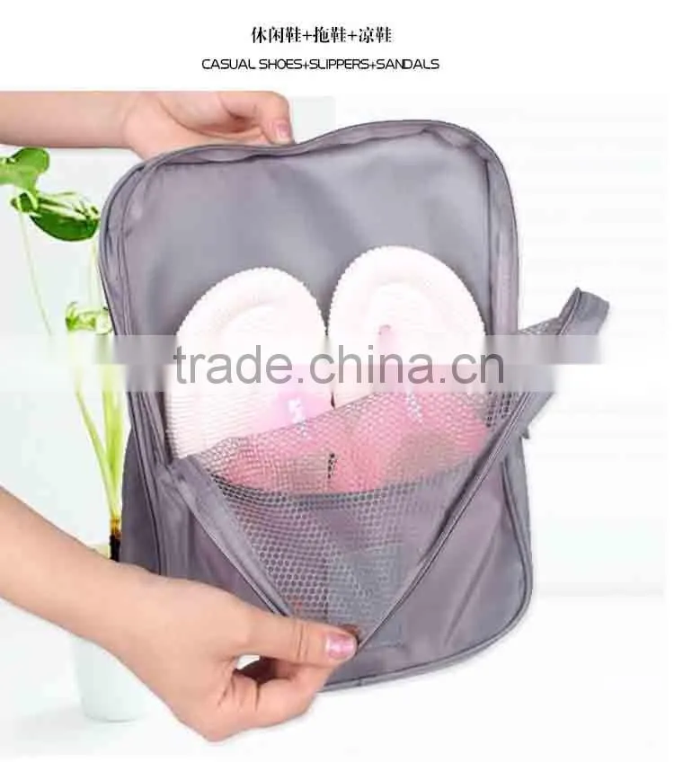 2015 fashion wholesale shoe and bag set hanging shoe bag