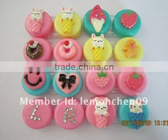 funny DIY contact lens case/container personal product