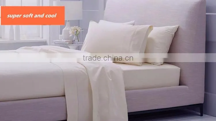 Cheap Wholesale Soft 100% Bamboo 230TC/300TC Fitted Sheet King Queen