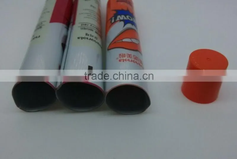 High Quality Aluminum Empty Lip Gloss Containers /Mini-type Aluminum Lip Gloss Tube