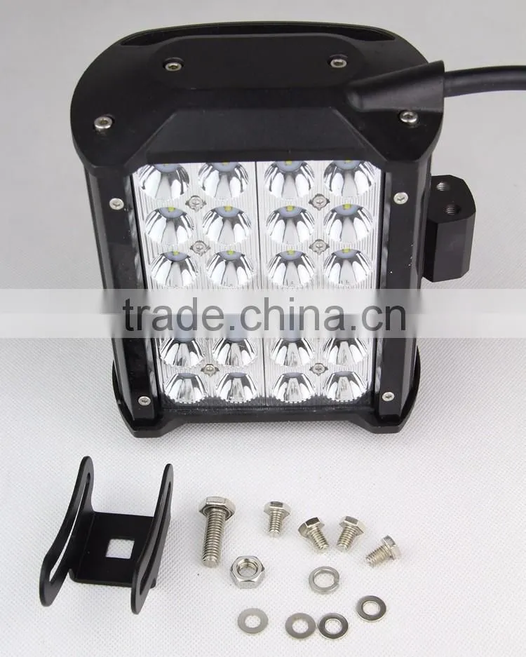 Shenzhen supplier best car accessories 6.5" 72w 4 row led light bar off road