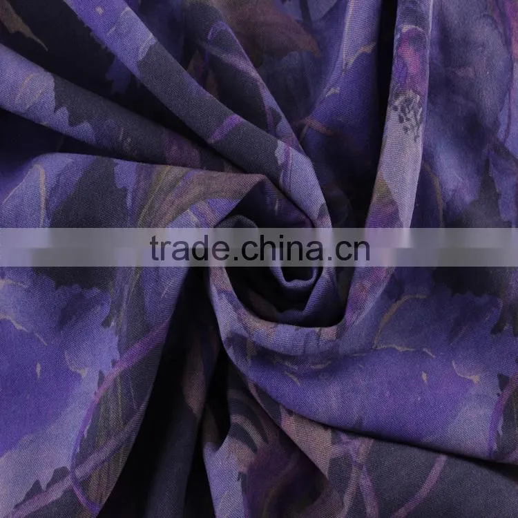 100 cotton woven textile digital printed poplin cotton fabric for dresses