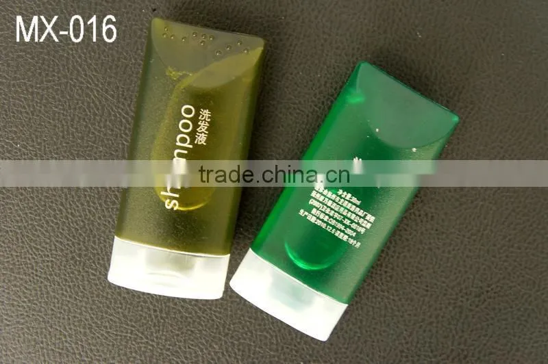 disposable shampoo in bottle