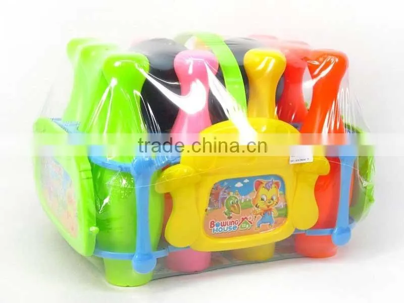 Hot sport Plastic bowling pins/bowling ball, bowling games for Wholesale for children, EB034168