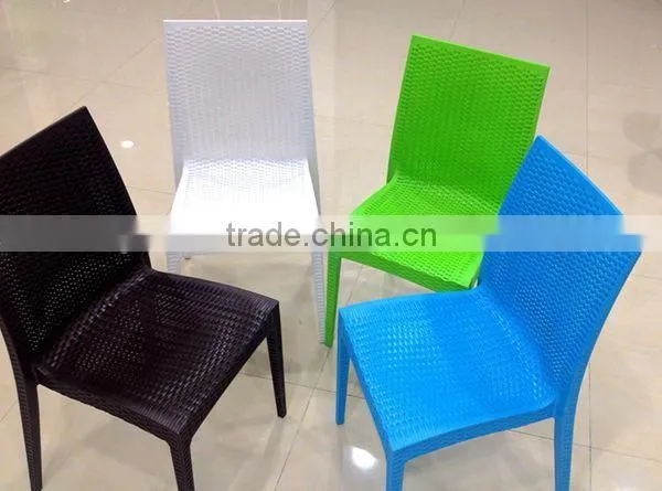 Unique Plastic Weave Stackable Dining Chair,HYH-A302