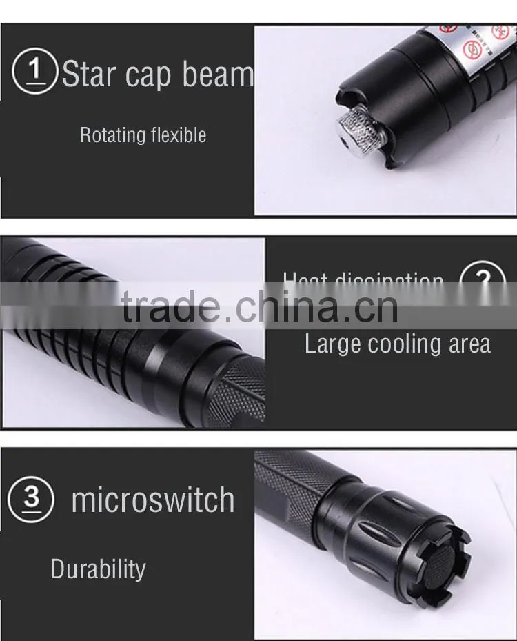 JF High power aluminum blue laser flashlight,all over the sky star blue light laser,high-power laser led flashlight