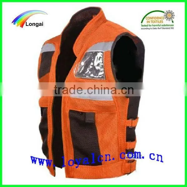 motorcycle reflective safety vest high quality