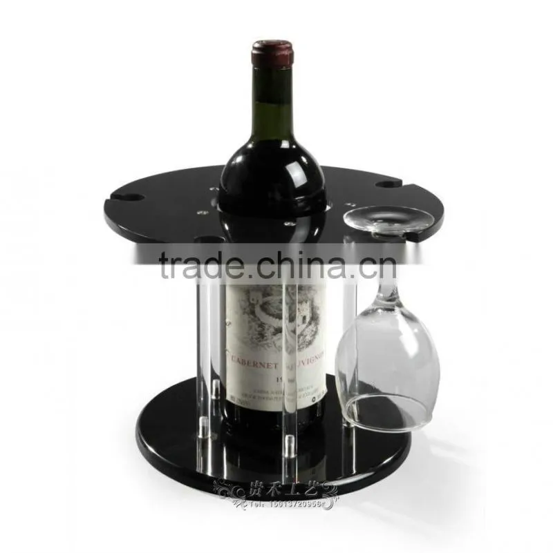 Plexiglass Wine Display Stand / Acrylic Wine Shelf