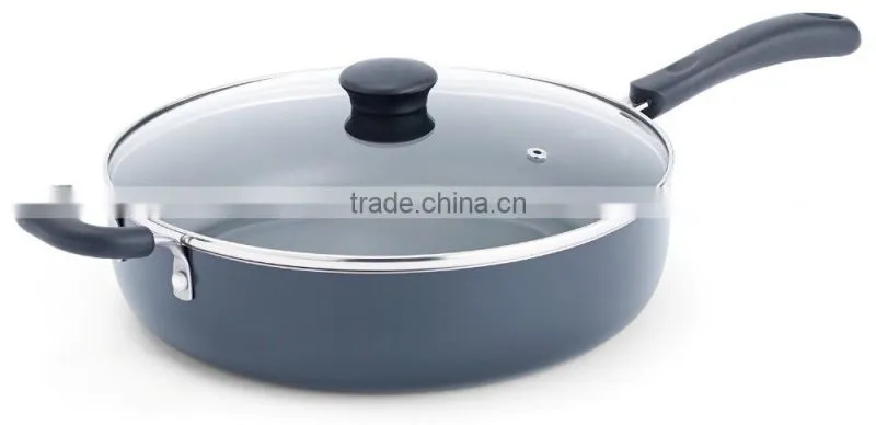 Kitchen Utensils Nonstick Heat Resistance Oval Casserole with Glass Lid