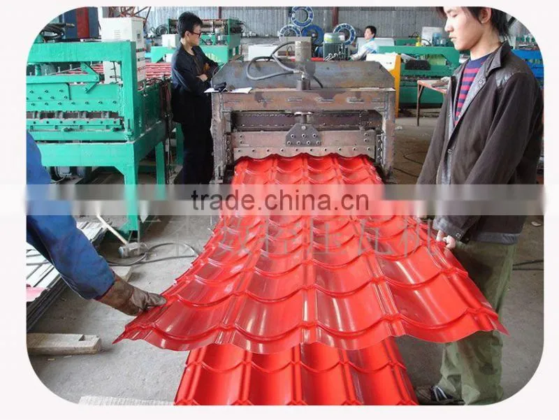 Durable in use best selling glazed steel roll forming machine