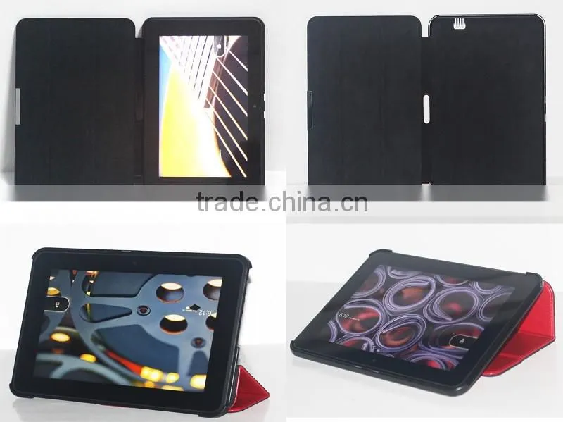 Factory crazy horse pattern PU leather for kindle fire HD 8.9 case leather , case for kindle Fire 8.9 cover