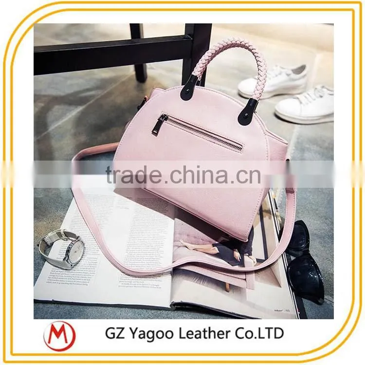 2016 wholesale China factroy retro lady handbag Korean leather bag bat wings