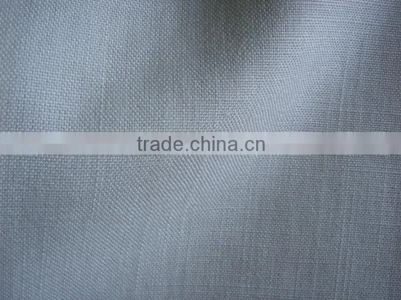 viscose linen plain for curtain 260gsm