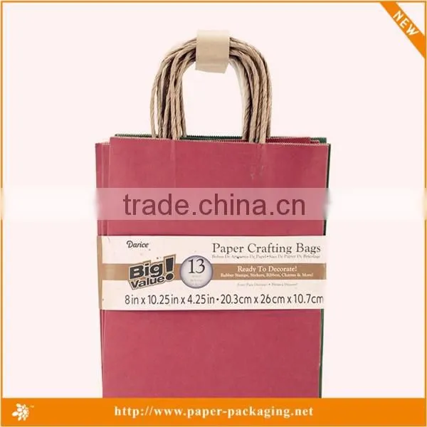 2016 hot sale recycle paper bag packaging