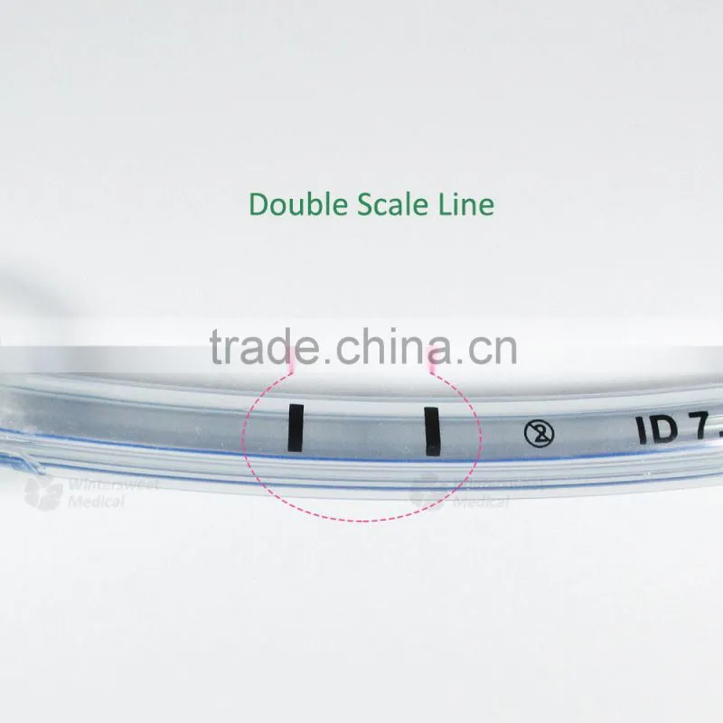 PVC Cuffed Endotracheal Tube With Suction Lumen China Manufacturer