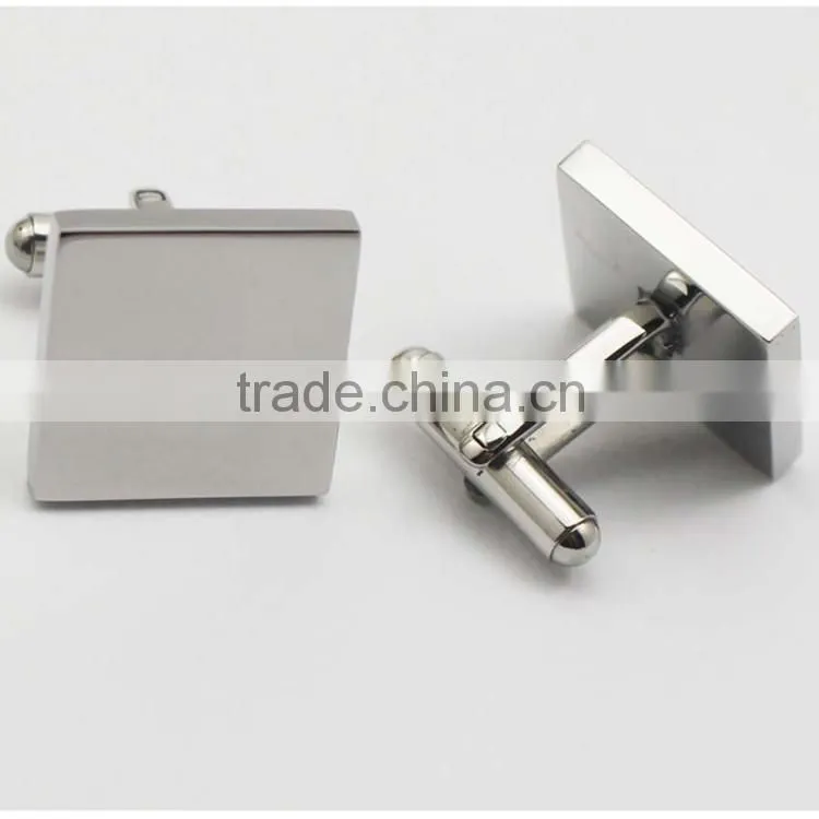 Unisex Hollow Striped Round Brass Shirt Cufflinks