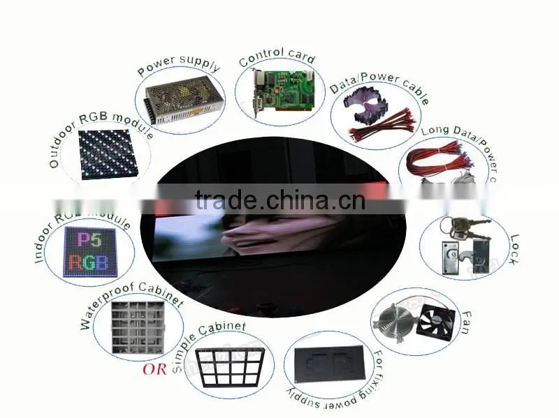 colorful Led display sign for bus