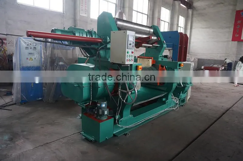 Two Roll Open Type Rubber Mixing Mill / mixing rolling machine with CE