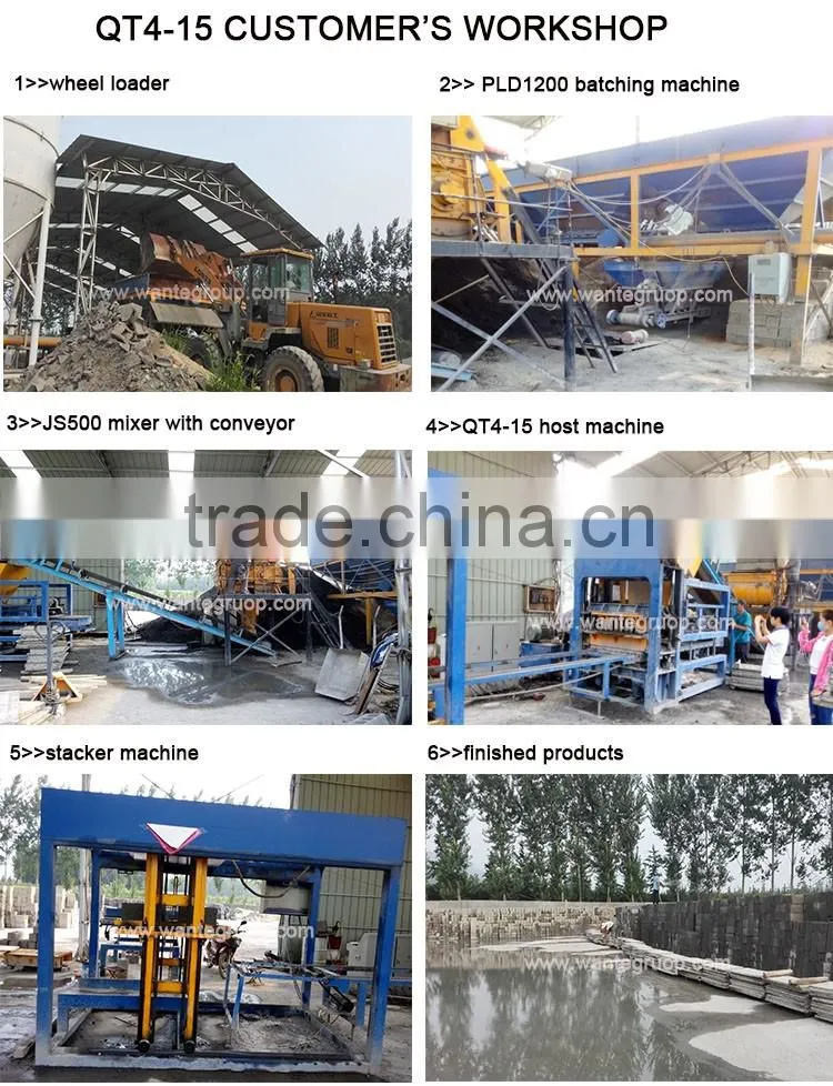 QT6-15 fly ash brick making machine manufacturers,china construction equipment