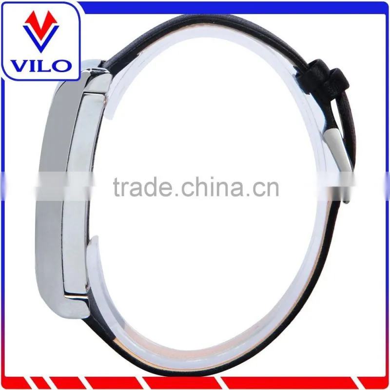 2016 Genuine leather replacement band for Fitbit Alta with metal frame