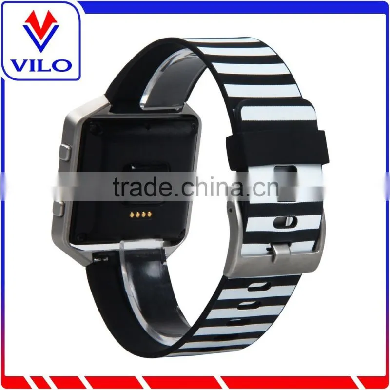 Soft Rubber Wrist Band Watch Strap For Fitbit Blaze, For Fitbit Blaze Silicone Wrist Strap