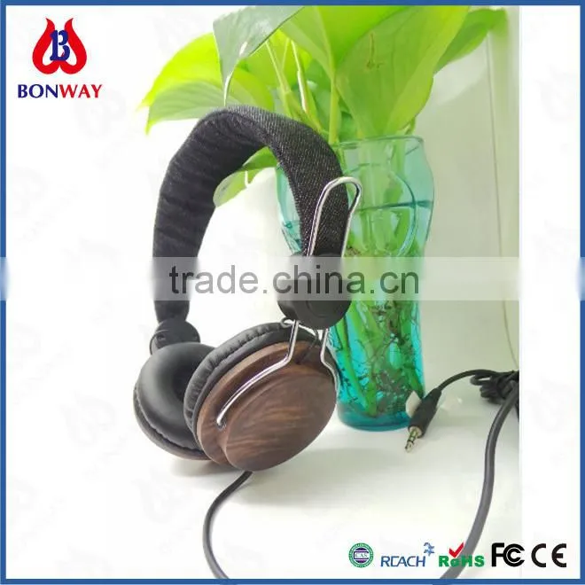 handsfree Wooden headphones