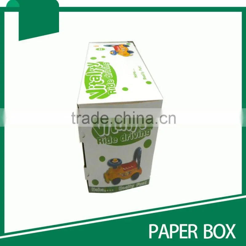 2015 COLOURFUL CARDBOARD CORRUGATED TOY BOX EP15565