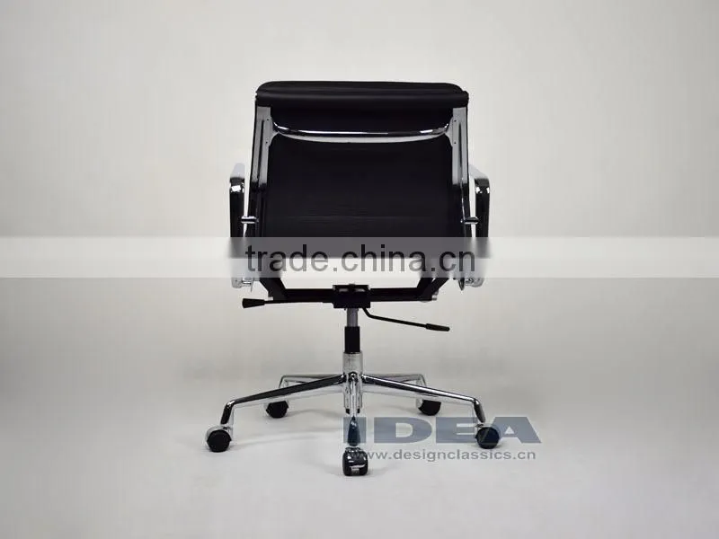 Replica Charles Low back desk chair- Black Color Genuine Leather