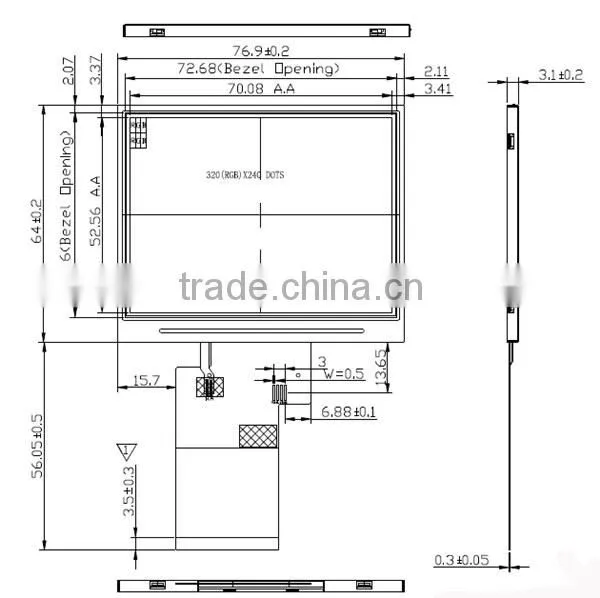 Small Size TFT LCD for Raspberry pi zero1.44 , 1.5 , 1.8, 2.0, 2.2, 2.31, 2.7,2.8, 2.9,3.2, 3.5 inch small size tft lcd display