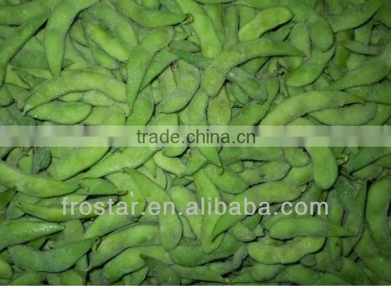 Frozen soyabean pod and kernel