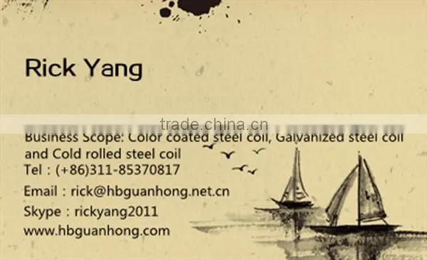 color coated steel coils