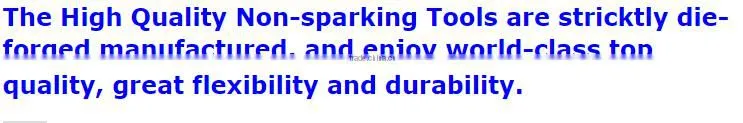 non sparking /spark free/explosion proof caulking tools