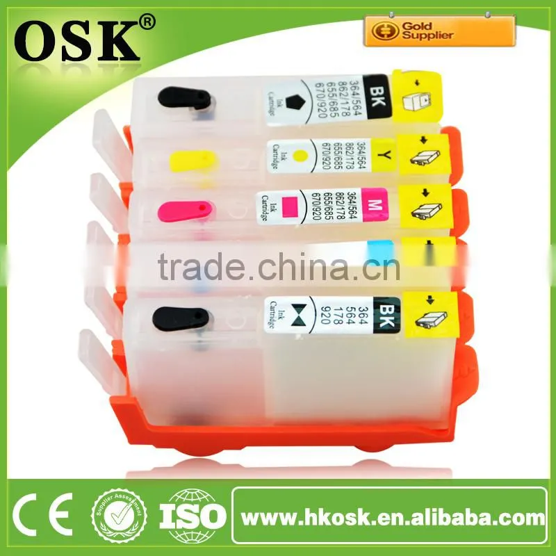 655 670 ink cartridge for HP officejet Deskjet ink Advantage 3525 100ml ink cartridge