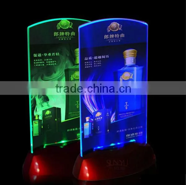 NEW Invention Energy Saving Clear Acrylic LED Display Stand