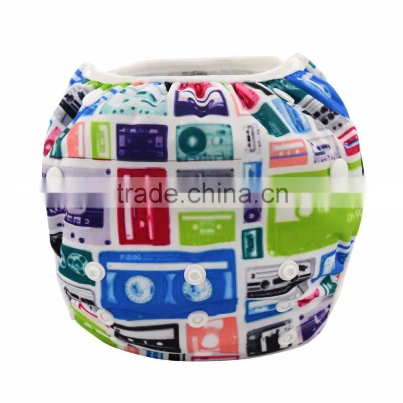 2016 Newest Alva Washable One Size Swimming Diapers for Baby Swim Pants