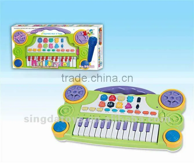 32 keys English electronic keyboard toy with microphone