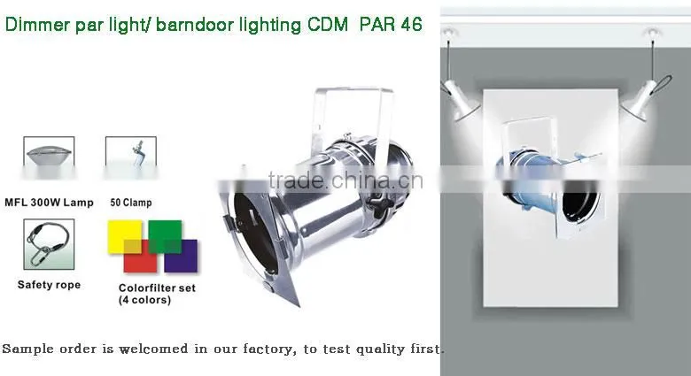 Factory sell DJ Equipment long polish aluminum Par38 power par can stage light