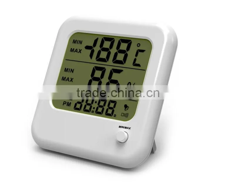 Simple Acrylic Large LCD Thermo Hygrometer XY-PD009