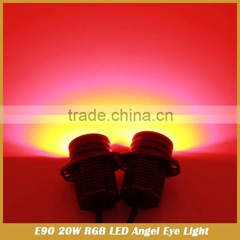 E90 20W RGB remote Multi-Color LED Angel Eyes Kit for E90 2006-2008 E60