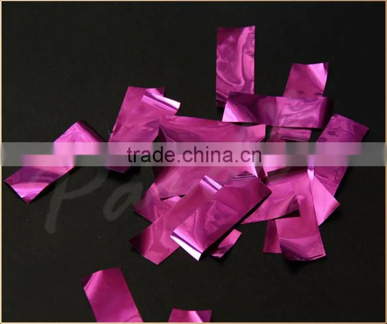 Hot tissue and metallic foil party diamond confetti paper