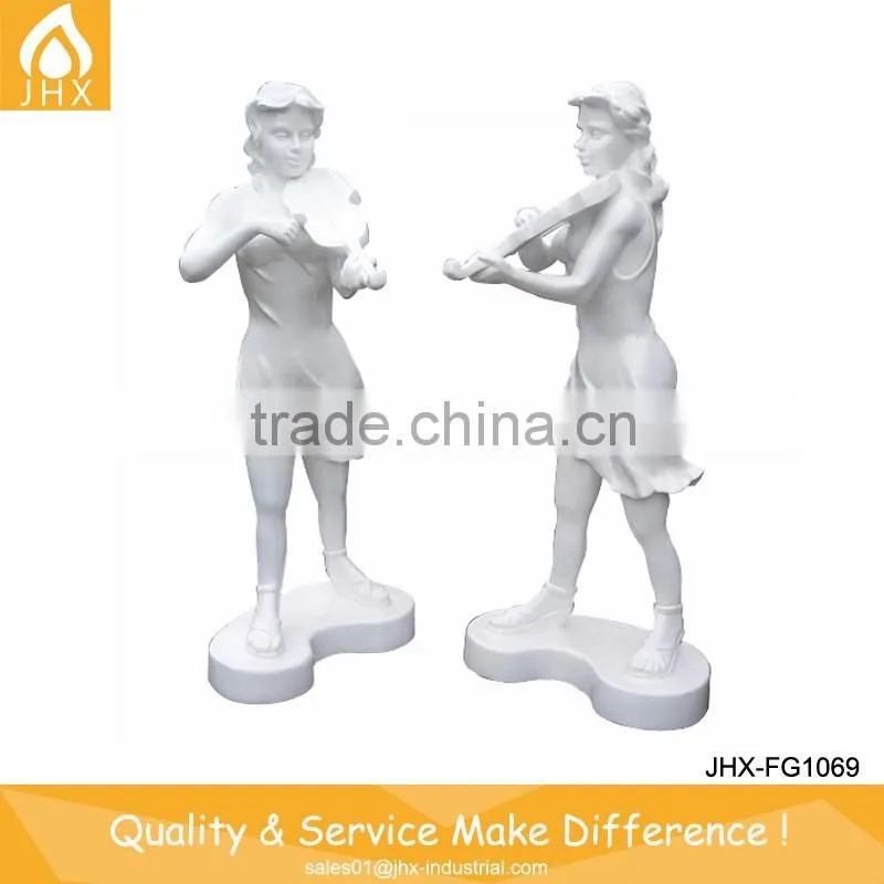 High Quality Fiberglass Saxophone Music Instrument Statue