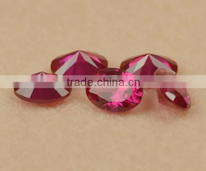indian 5# industrial synthetic corundum ruby lal yaqoot gemstones stones